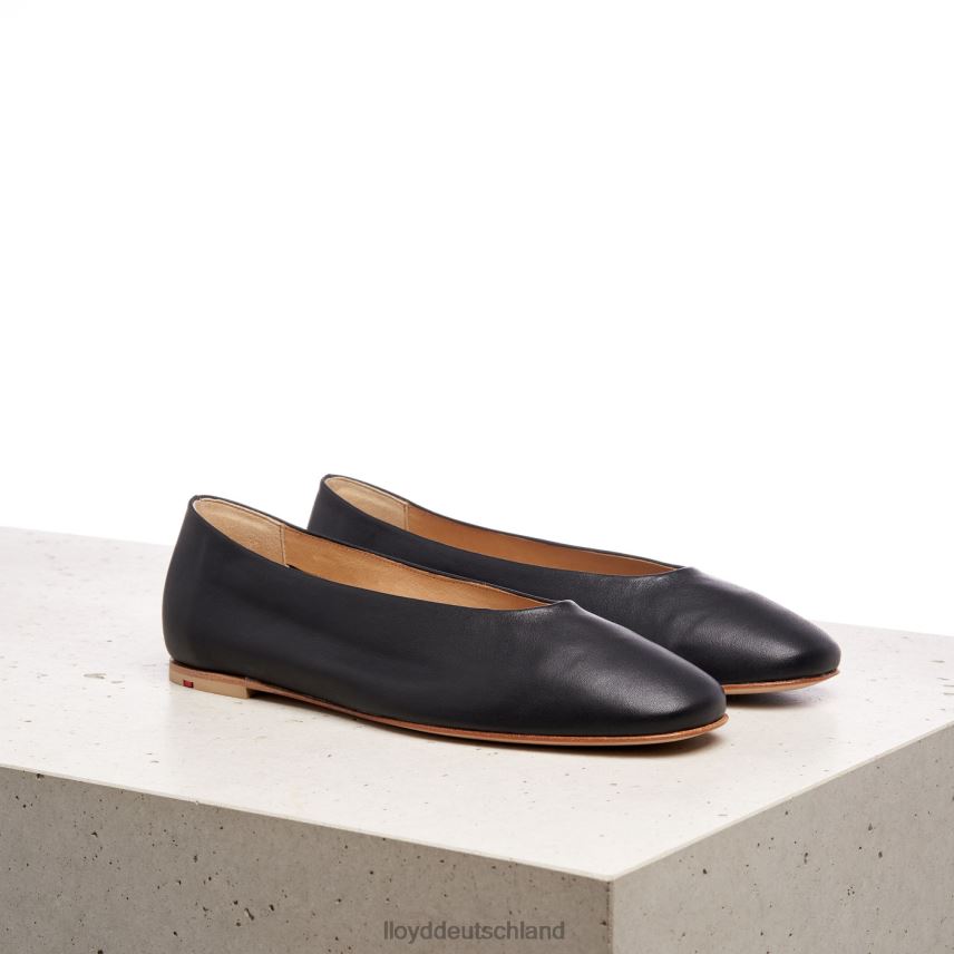 Schuhe LLOYD Ballerina aus Glattleder Schwarz Frauen PV6Z01257
