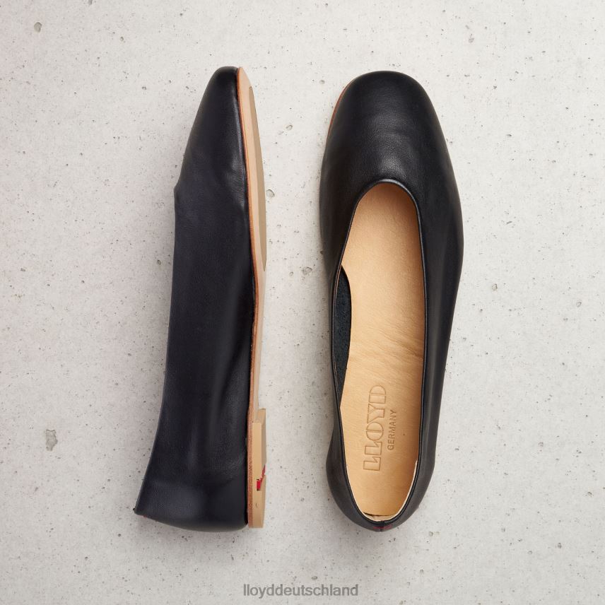 Schuhe LLOYD Ballerina aus Glattleder Schwarz Frauen PV6Z01257