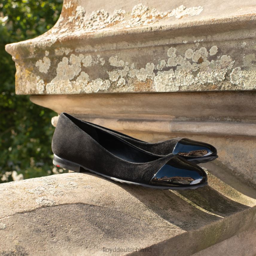 Schuhe LLOYD Ballerina aus Lackleder Schwarz Frauen PV6Z01171