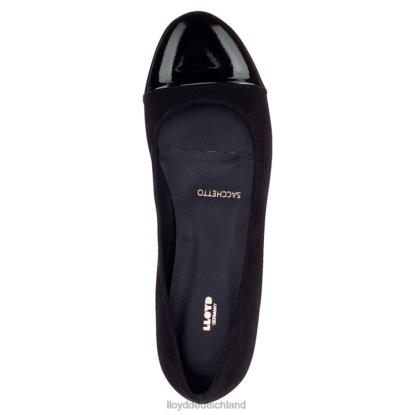 Schuhe LLOYD Ballerina aus Lackleder Schwarz Frauen PV6Z01171