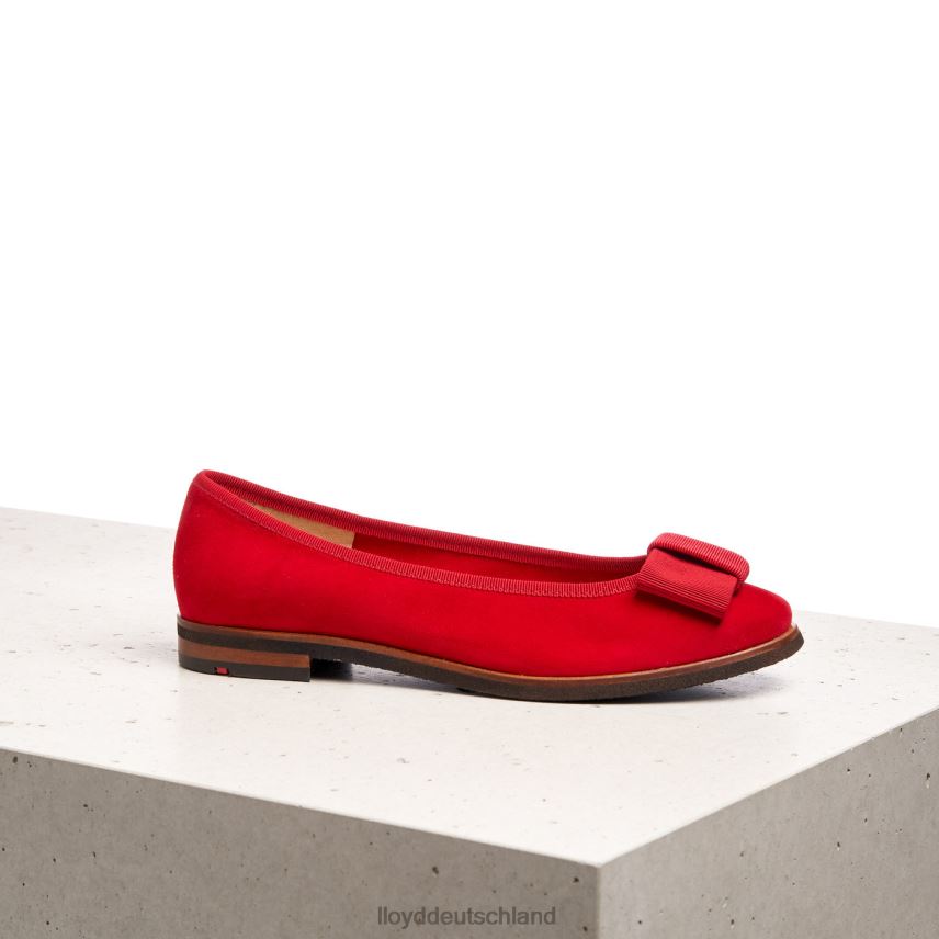 Schuhe LLOYD Ballerina aus Leder Rot Frauen PV6Z01175