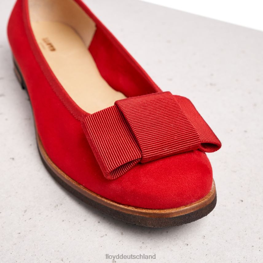 Schuhe LLOYD Ballerina aus Leder Rot Frauen PV6Z01175