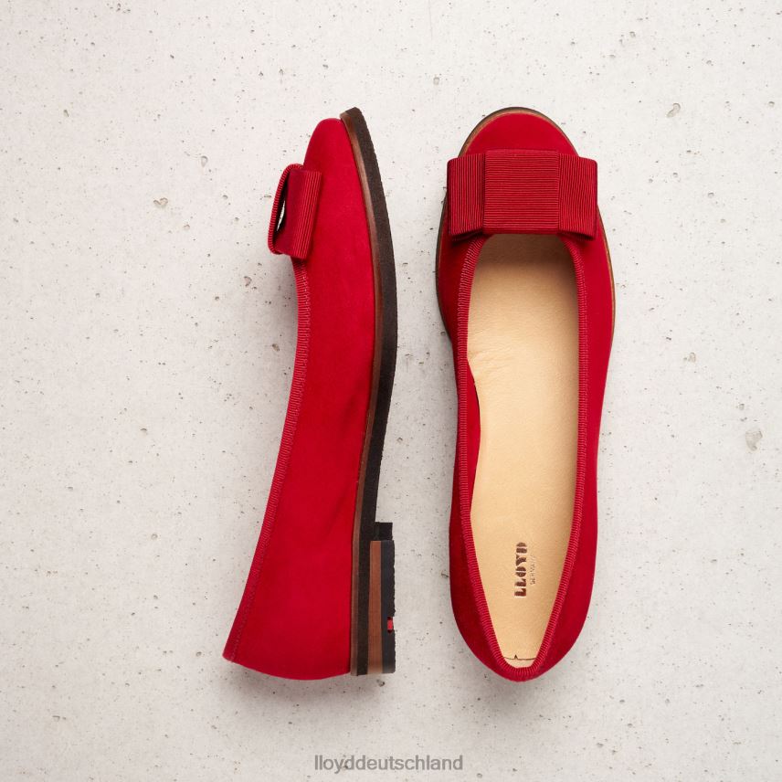 Schuhe LLOYD Ballerina aus Leder Rot Frauen PV6Z01175