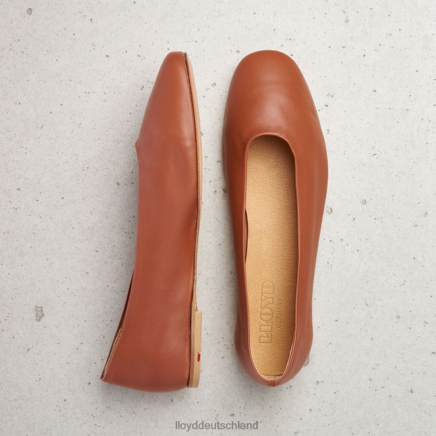 Schuhe LLOYD Ballerina aus Leder braun Frauen PV6Z01256