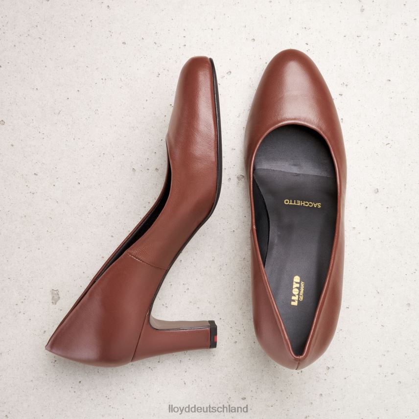 Schuhe LLOYD Glattleder-Pumps braun Frauen PV6Z01050
