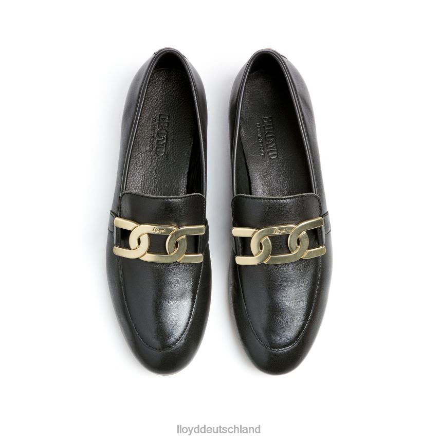 Schuhe LLOYD Glattleder-Slipper Schwarz Frauen PV6Z01039