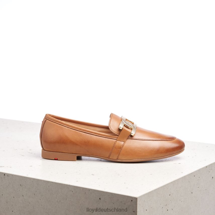 Schuhe LLOYD Glattleder-Slipper braun Frauen PV6Z01040