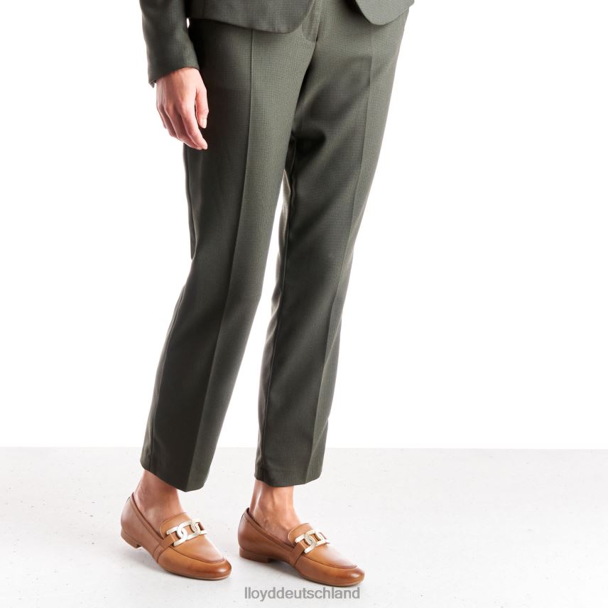 Schuhe LLOYD Glattleder-Slipper braun Frauen PV6Z01040