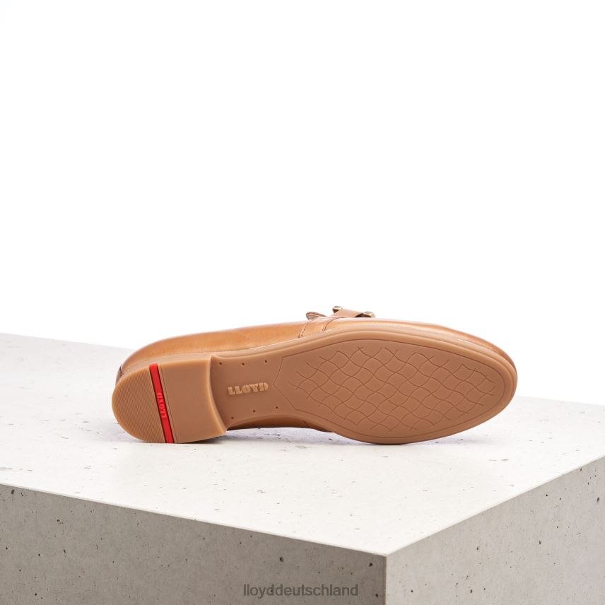Schuhe LLOYD Glattleder-Slipper braun Frauen PV6Z01040