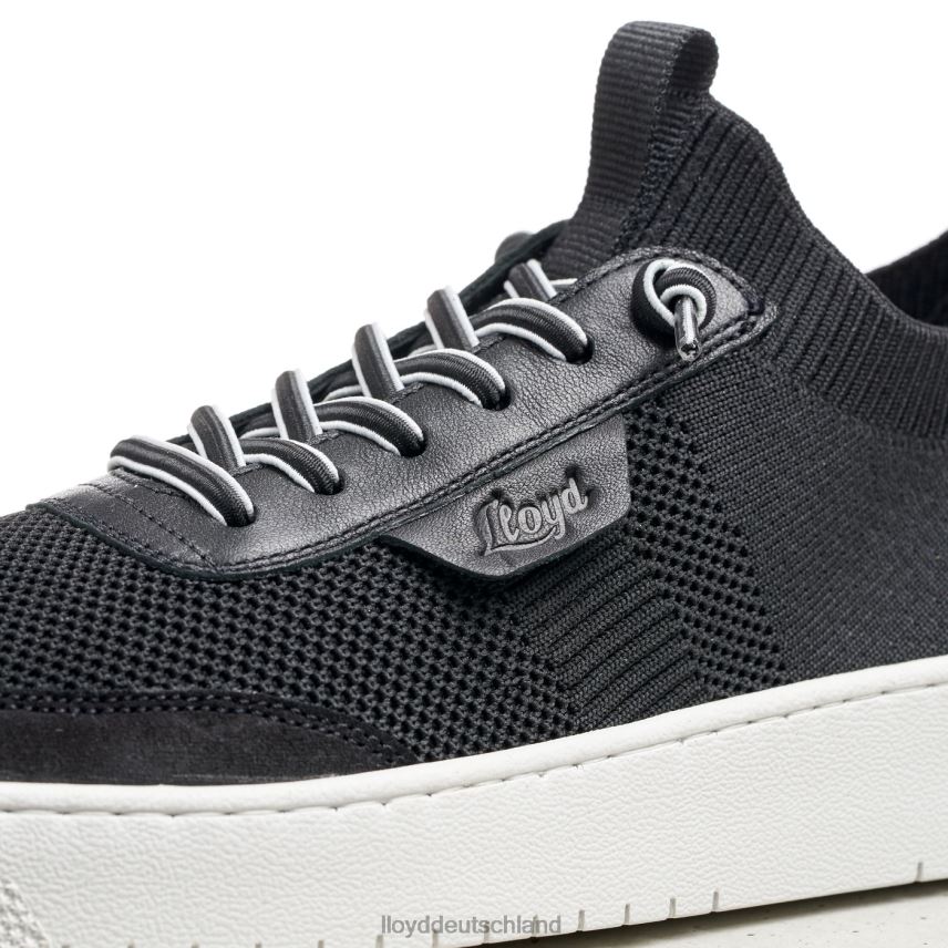 Schuhe LLOYD Glattleder-Sneaker mit Fleckenmuster Schwarz Frauen PV6Z0822