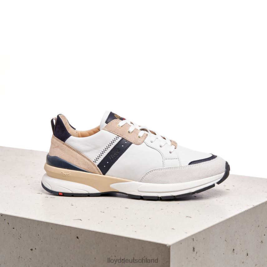 Schuhe LLOYD Glattleder-Sneaker mit Fleckenmuster kombiniert Frauen PV6Z0833