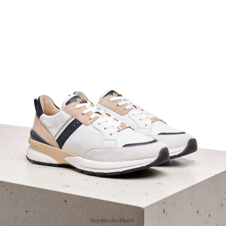 Schuhe LLOYD Glattleder-Sneaker mit Fleckenmuster kombiniert Frauen PV6Z0833