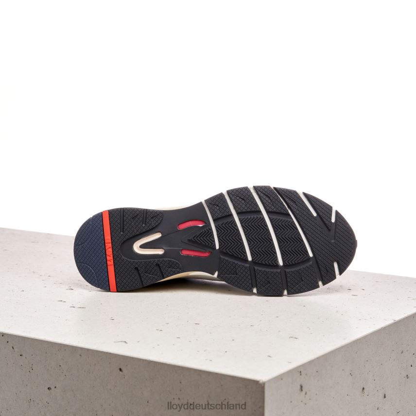 Schuhe LLOYD Glattleder-Sneaker mit Fleckenmuster kombiniert Frauen PV6Z0833