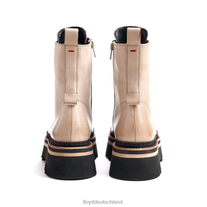 Schuhe LLOYD Glattleder-Stiefelette mit leichter Sohle Beige Frauen PV6Z0916