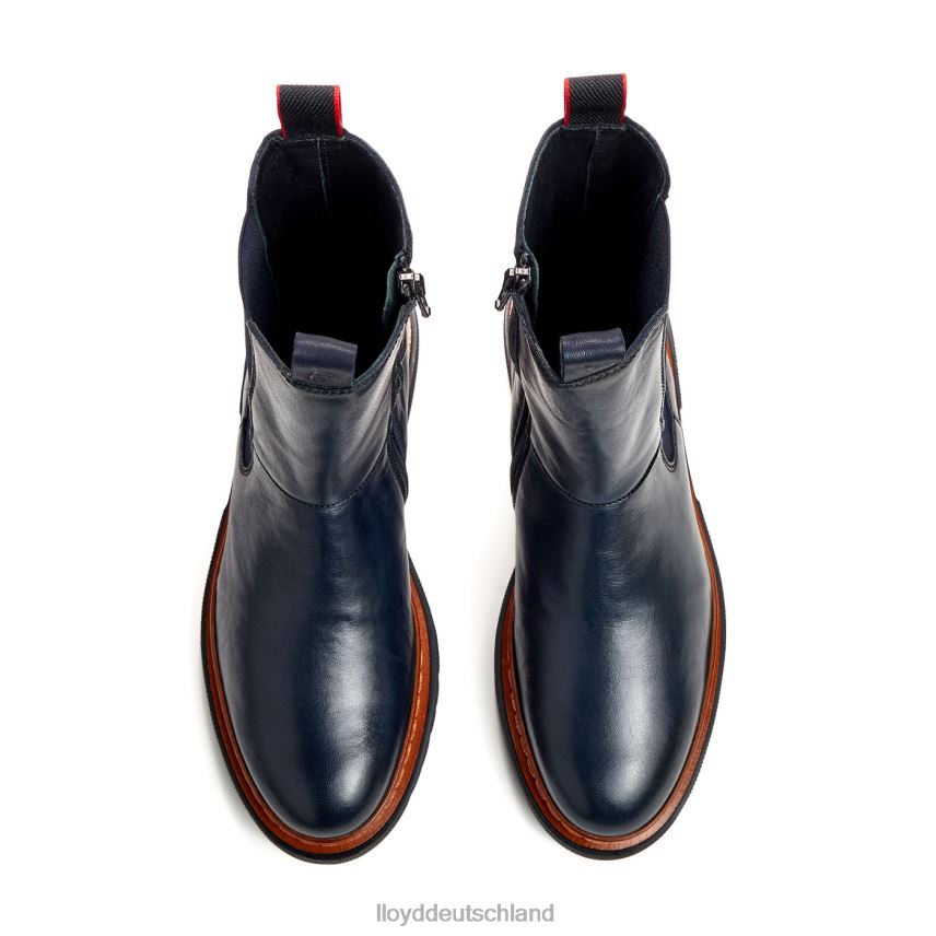 Schuhe LLOYD Glattleder-Stiefelette mit leichter Sohle Blau Frauen PV6Z0912