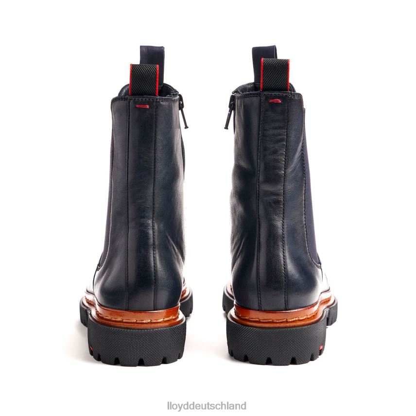 Schuhe LLOYD Glattleder-Stiefelette mit leichter Sohle Blau Frauen PV6Z0912