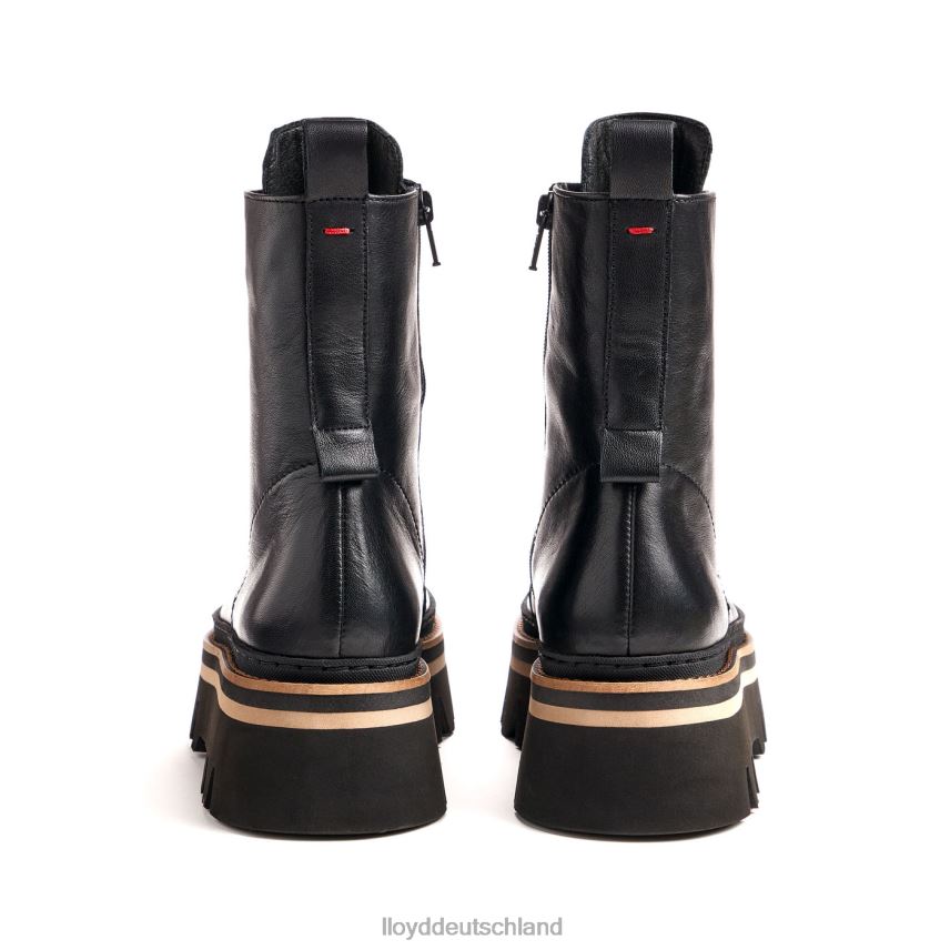 Schuhe LLOYD Glattleder-Stiefelette mit leichter Sohle Schwarz Frauen PV6Z0915