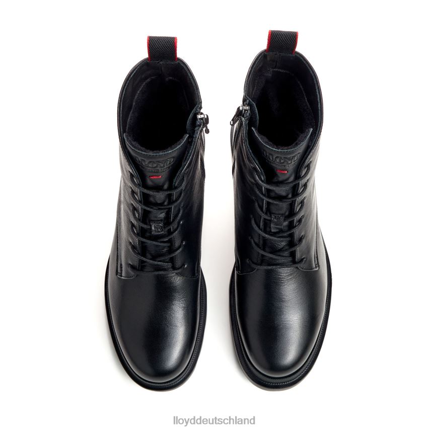 Schuhe LLOYD Glattleder-Stiefelette mit leichter Sohle Schwarz Frauen PV6Z0966