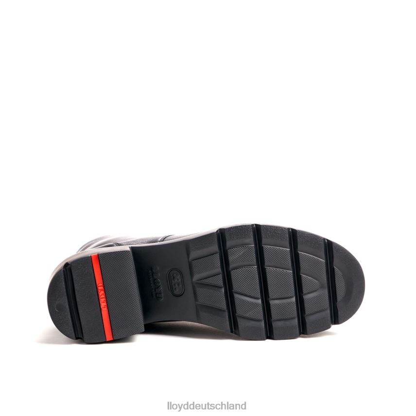 Schuhe LLOYD Glattleder-Stiefelette mit leichter Sohle Schwarz Frauen PV6Z0966
