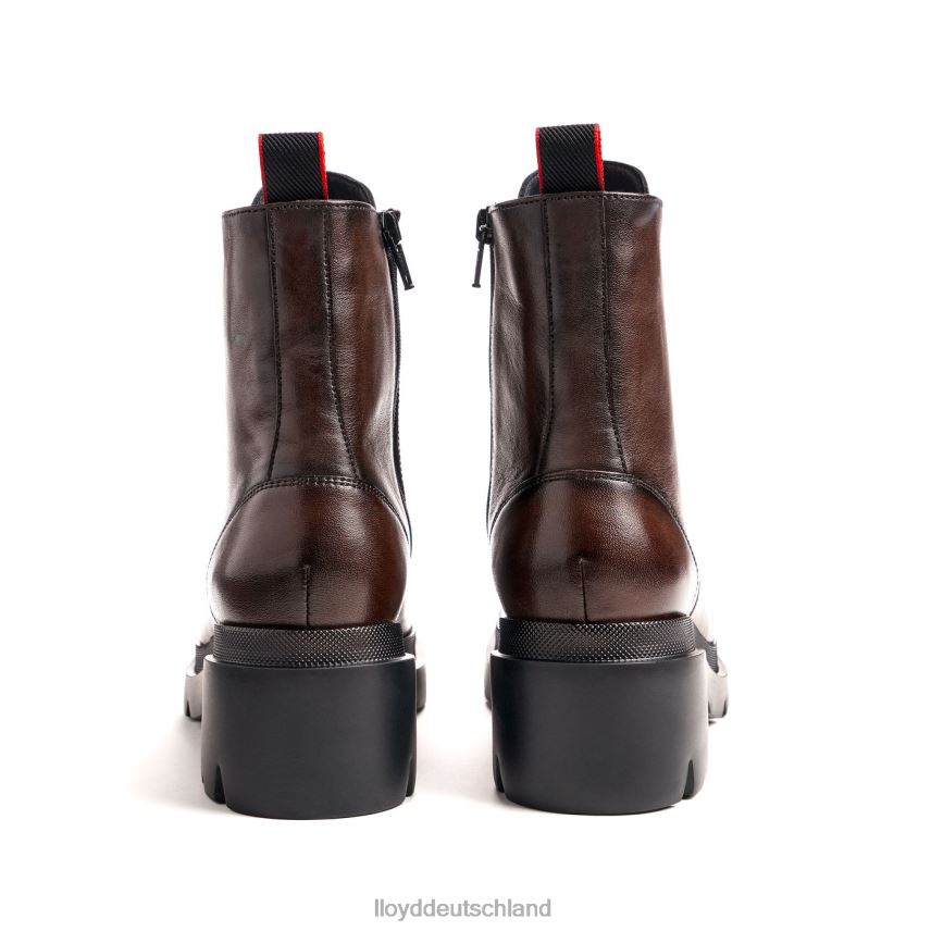 Schuhe LLOYD Glattleder-Stiefelette mit leichter Sohle braun Frauen PV6Z0907