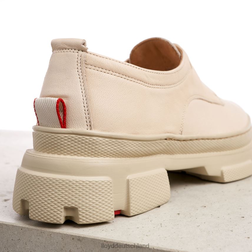 Schuhe LLOYD Halbschuhe aus Glattleder mit Spitze Beige Frauen PV6Z01178