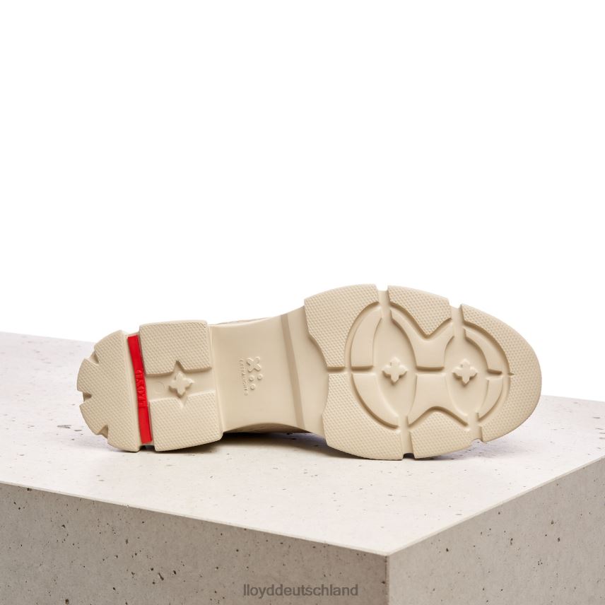 Schuhe LLOYD Halbschuhe aus Glattleder mit Spitze Beige Frauen PV6Z01178