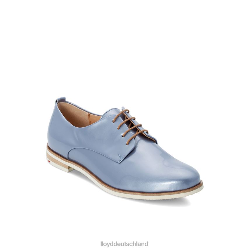 Schuhe LLOYD Halbschuhe aus Lackleder mit Schnürung Blau Frauen PV6Z01088