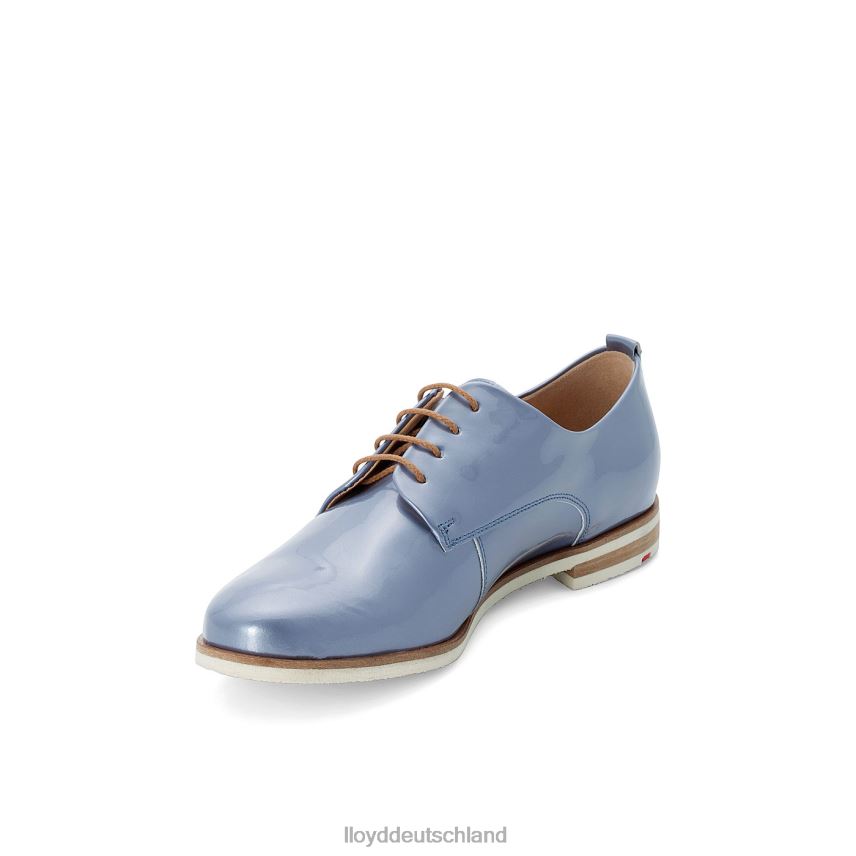 Schuhe LLOYD Halbschuhe aus Lackleder mit Schnürung Blau Frauen PV6Z01088