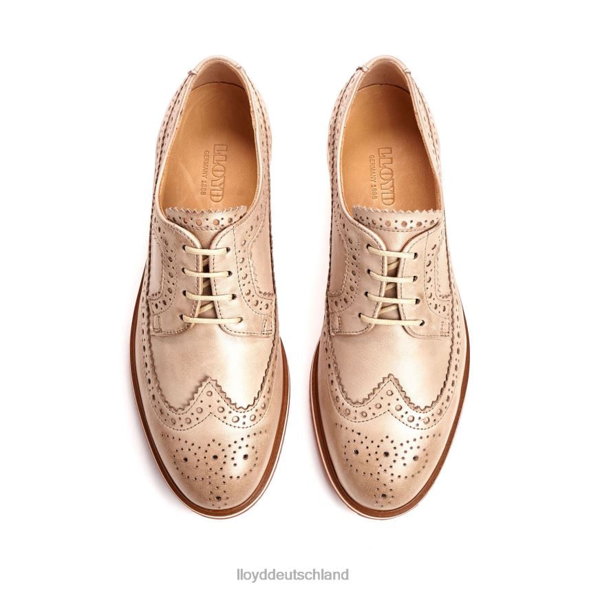 Schuhe LLOYD Halbschuhe aus Lederspitze Beige Frauen PV6Z01008