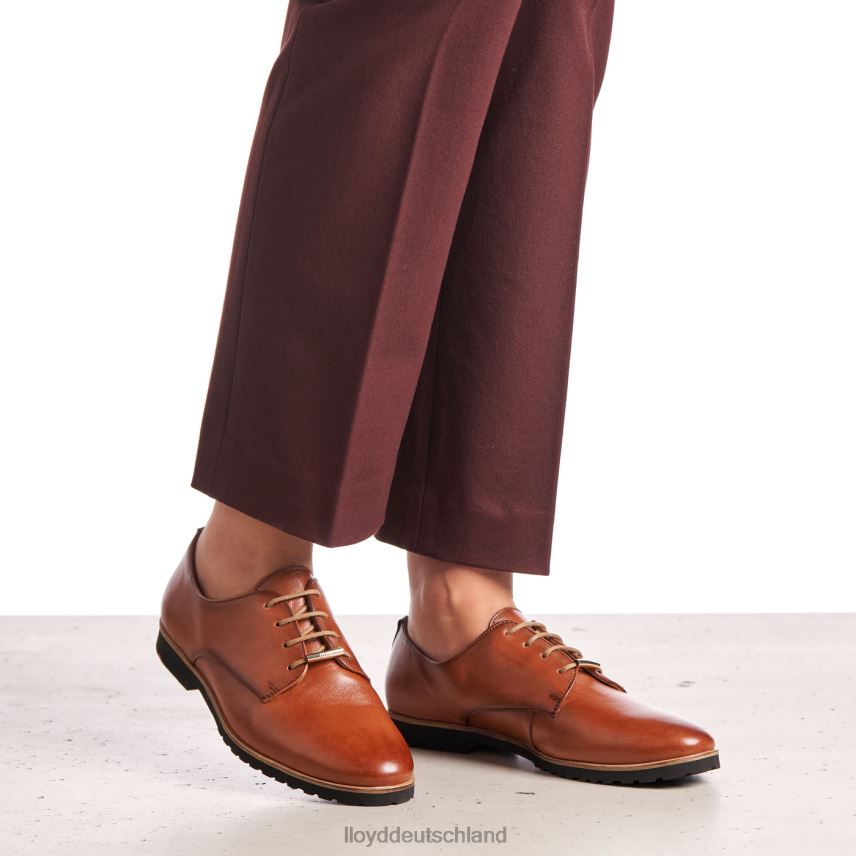 Schuhe LLOYD Halbschuhe aus Spitzenleder braun Frauen PV6Z01057