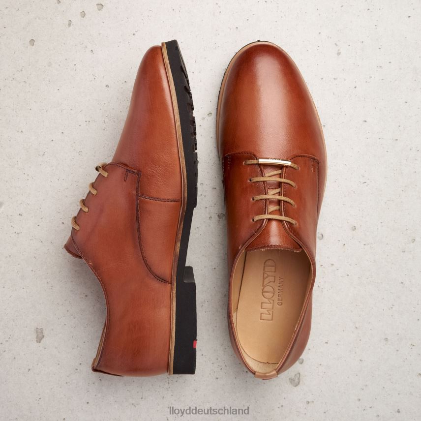 Schuhe LLOYD Halbschuhe aus Spitzenleder braun Frauen PV6Z01057