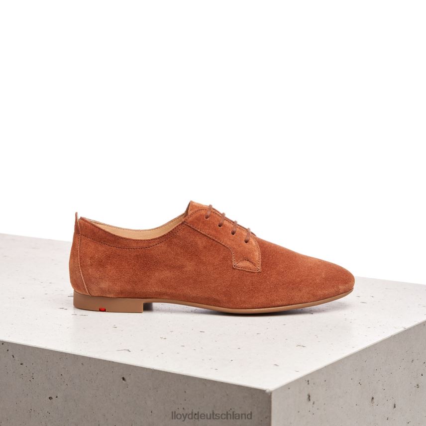 Schuhe LLOYD Halbschuhe aus Wildleder zum Schnüren braun Frauen PV6Z01185