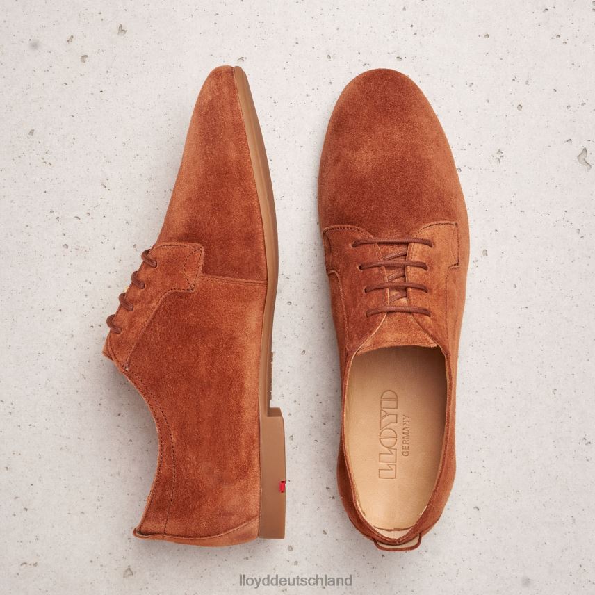 Schuhe LLOYD Halbschuhe aus Wildleder zum Schnüren braun Frauen PV6Z01185