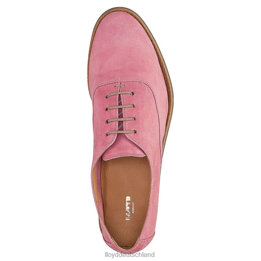 Schuhe LLOYD Halbschuhe aus grobem Leder mit Spitze Rot Frauen PV6Z01183