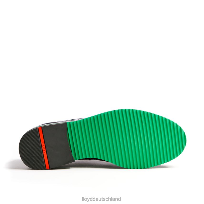 Schuhe LLOYD Halbschuhe aus grobem Leder mit Spitze Schwarz Frauen PV6Z01068