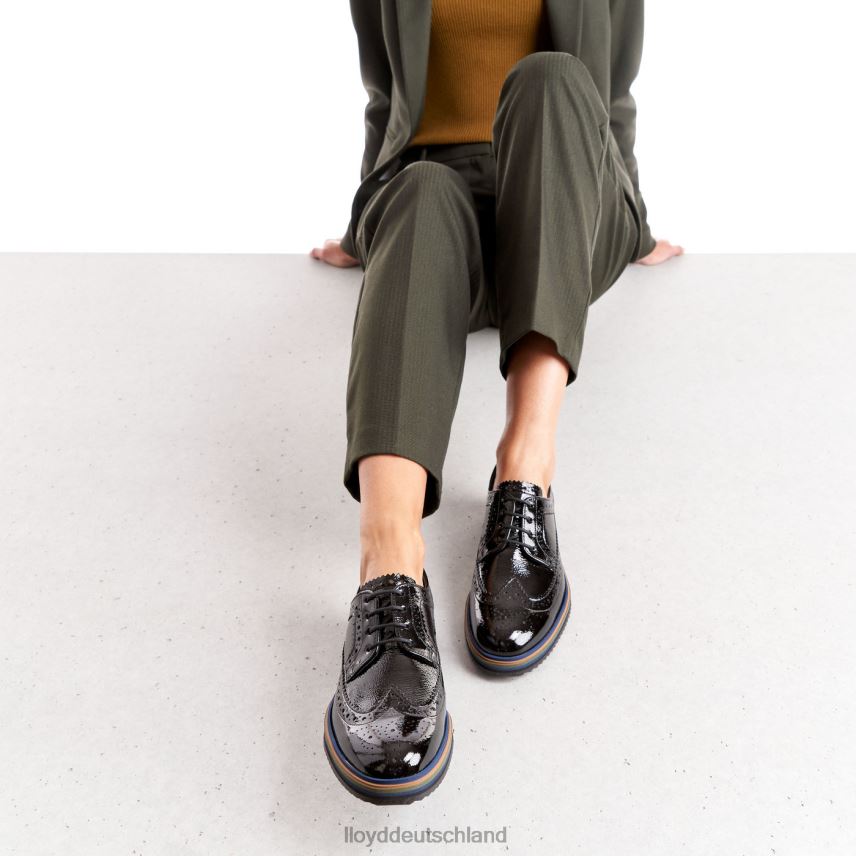 Schuhe LLOYD Halbschuhe zum Schnüren Schwarz Frauen PV6Z01043