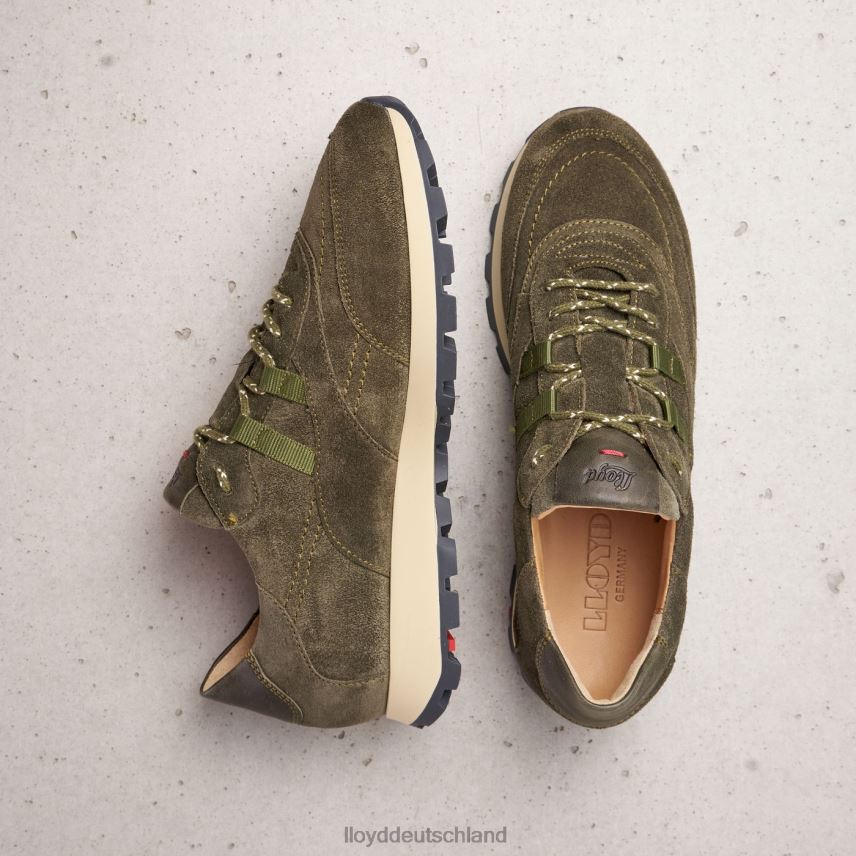 Schuhe LLOYD Hochwertige Low-Top-Sneaker Grün Frauen PV6Z0857