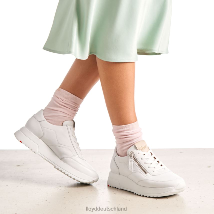 Schuhe LLOYD Hochwertige Low-Top-Sneaker Weiß Frauen PV6Z0784