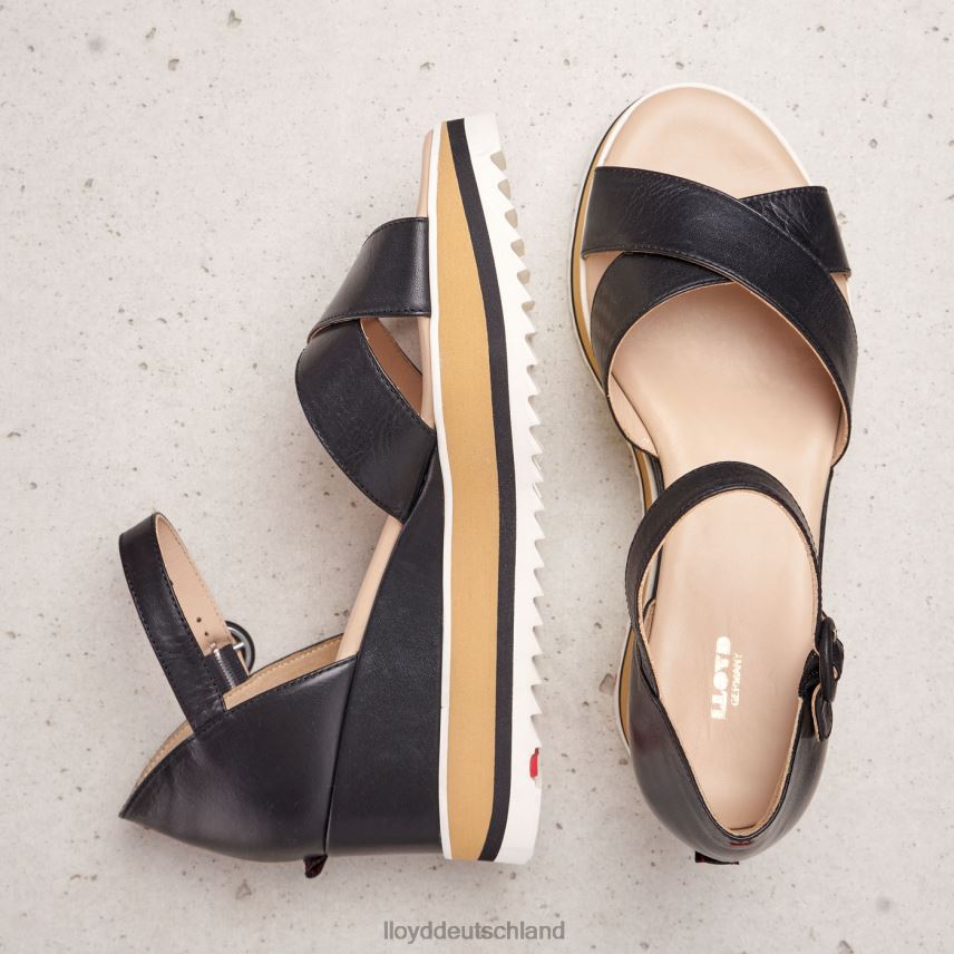 Schuhe LLOYD Keilsandalette Schwarz Frauen PV6Z01208