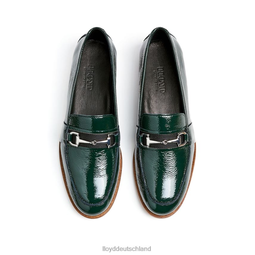 Schuhe LLOYD Leder-Slipper Grün Frauen PV6Z01112