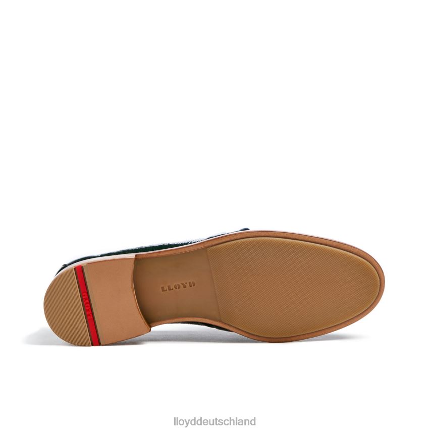 Schuhe LLOYD Leder-Slipper Grün Frauen PV6Z01112