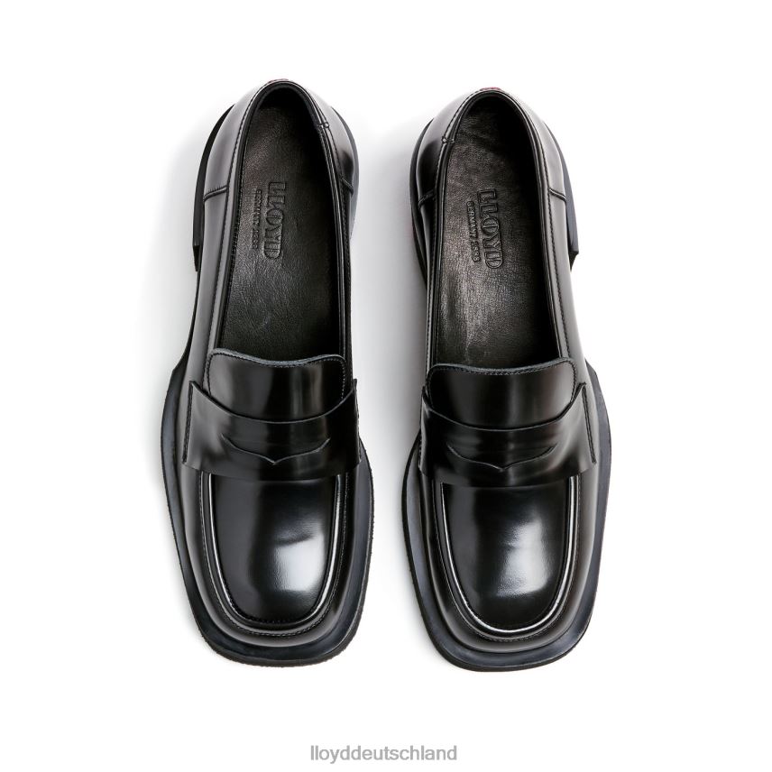 Schuhe LLOYD Leder-Slipper Schwarz Frauen PV6Z01113