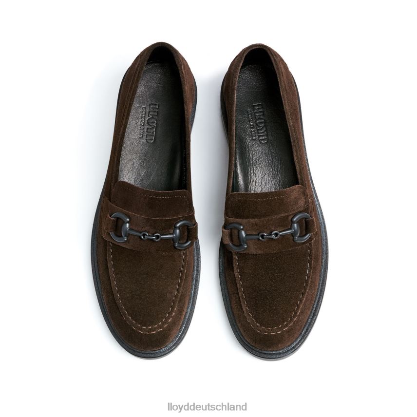 Schuhe LLOYD Leder-Slipper braun Frauen PV6Z01110