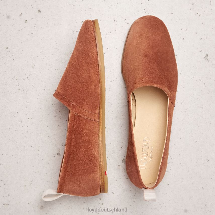 Schuhe LLOYD Leder-Slipper braun Frauen PV6Z01123