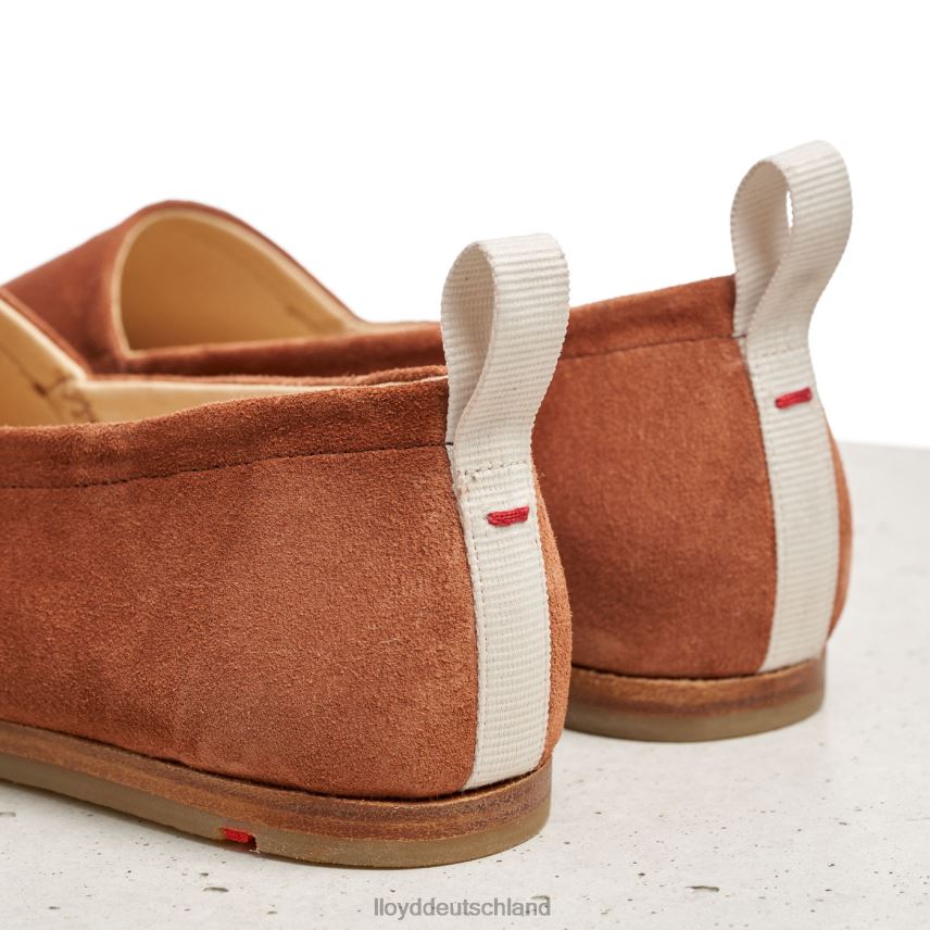 Schuhe LLOYD Leder-Slipper braun Frauen PV6Z01123