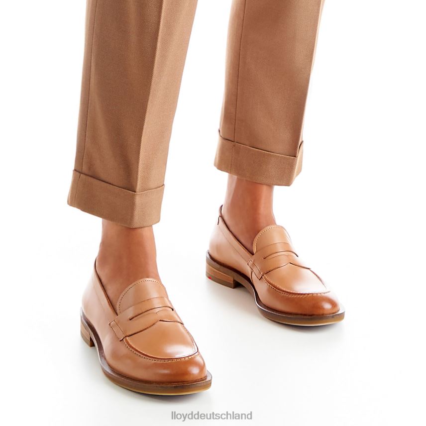 Schuhe LLOYD Lederpantoffel braun Frauen PV6Z01077
