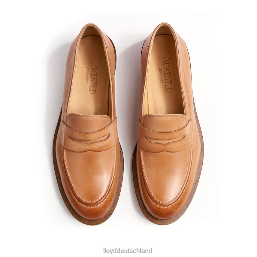 Schuhe LLOYD Lederpantoffel braun Frauen PV6Z01077