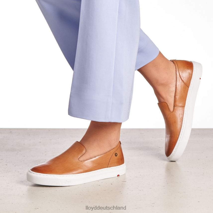 Schuhe LLOYD Lederpantoffel braun Frauen PV6Z01349