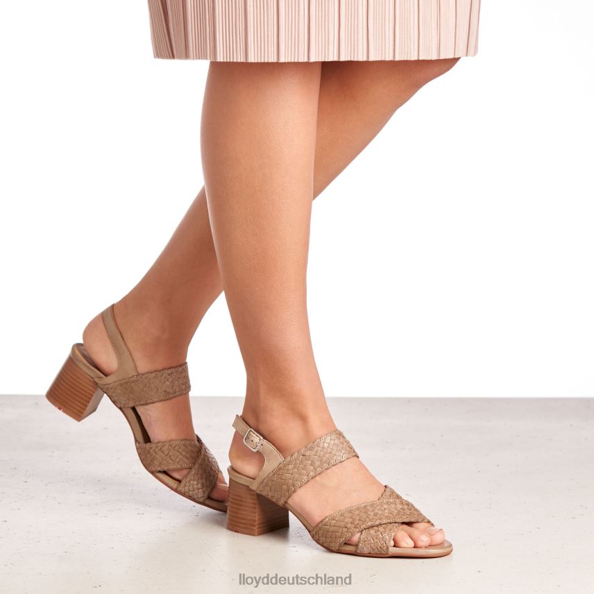 Schuhe LLOYD Ledersandale Beige Frauen PV6Z01217