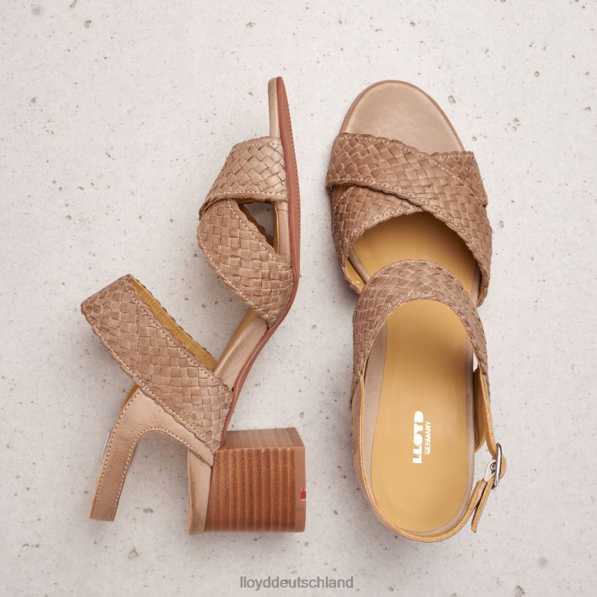 Schuhe LLOYD Ledersandale Beige Frauen PV6Z01217